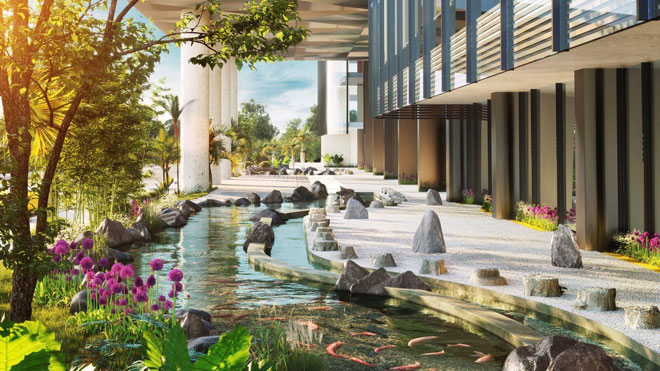 Khu vườn Nhật Wyndham Thanh Thủy