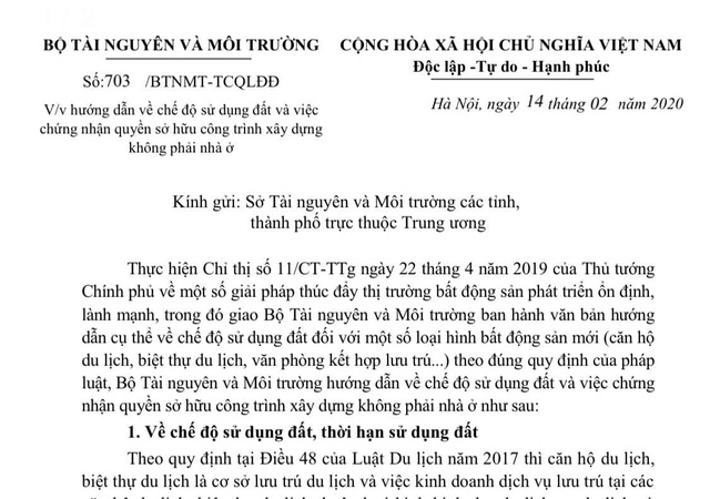 Cấp sổ đỏ cho căn hộ condotel