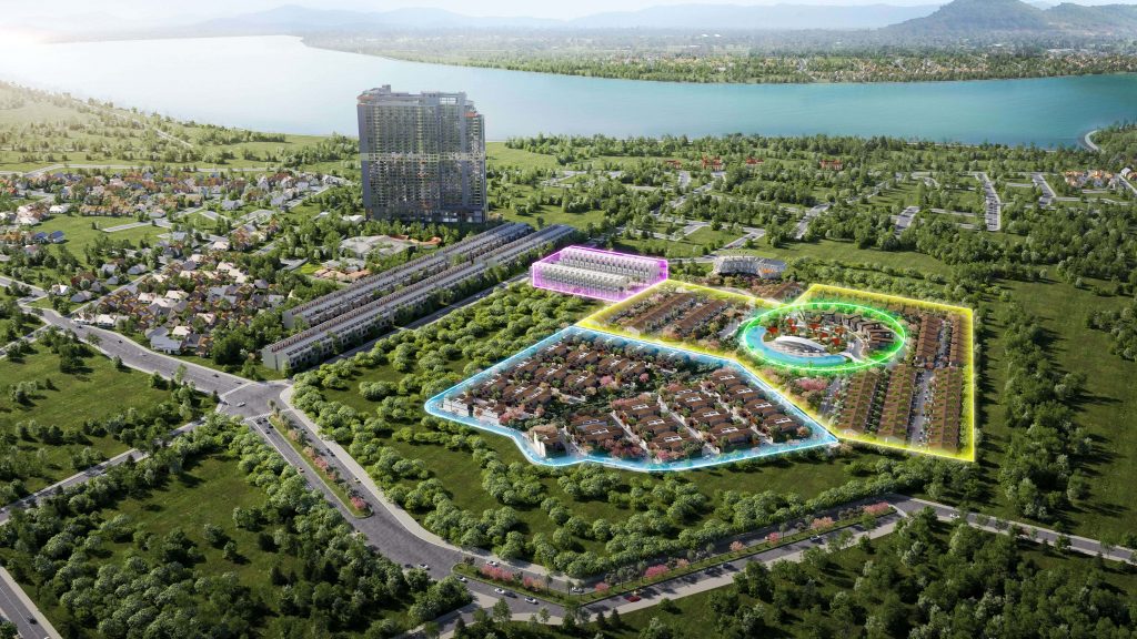Tổng thể phối cảnh biệt thự Lynn Times Thanh Thủy