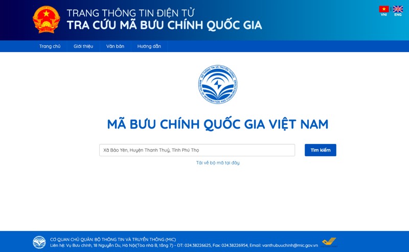 ma buu chinh phu tho